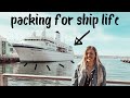 PACK WITH ME FOR 4 MONTHS AT SEA - Semester at Sea