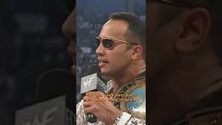 The Rock explains he didn't run over Austin 😆 #shorts