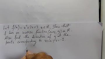Continuity and Inverse of a function (Problem Part-1)