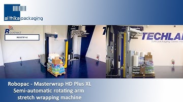 Robopac Masterwrap HD Plus XL machine for pallet wrapping