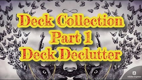 My Deck Collection Part 1🔮Decks I Am Letting Go👋🏻Tarot Decluttering #deckcollection