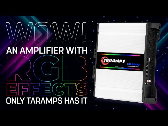 Taramps HD 3000 RGB Edition – 3000W RMS - YouTube