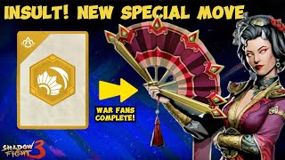 Insult!!! | NEW Special Move for War Fans  | Is it Good? | Shadow Fight 3