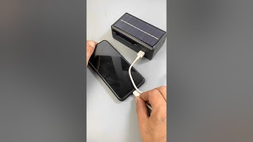 Solar Mobile Charger || #solar #solarsystem #gadgets #shorts