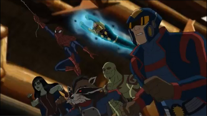 Ultimate spider man guardians of the galaxy