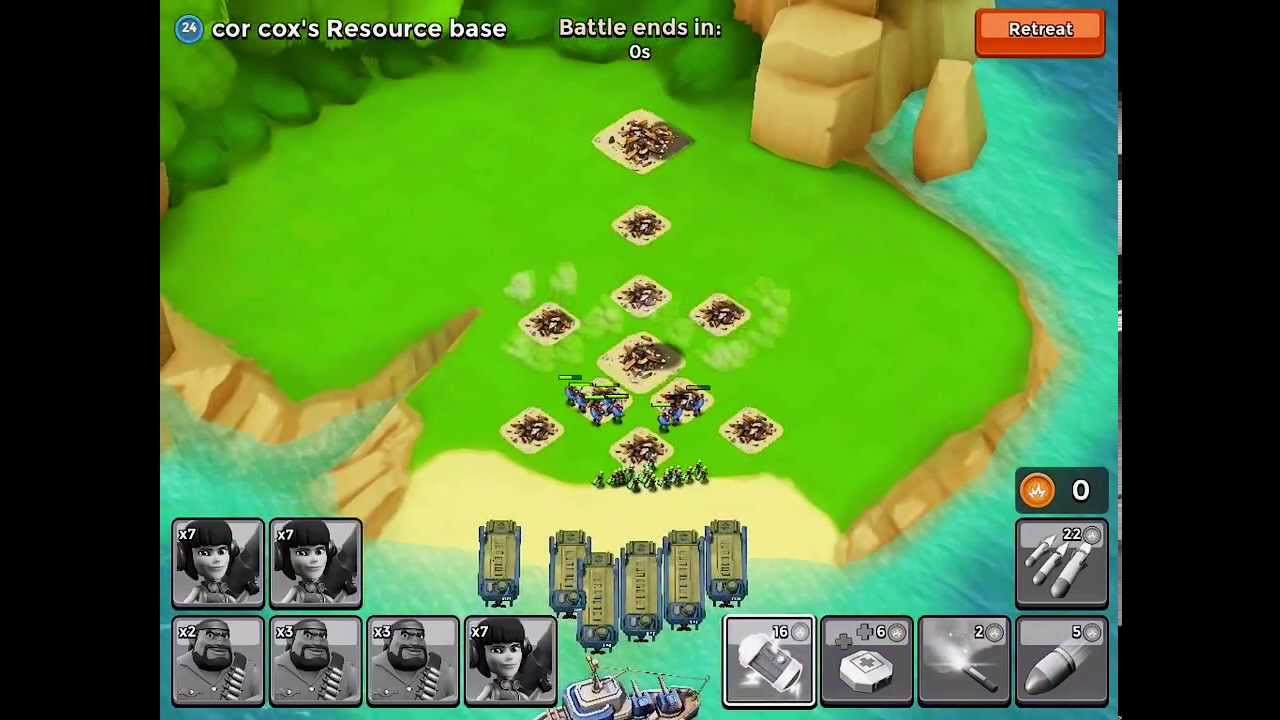 Boom Beach Recourse Base Takeover Pt. #4: Redemtion