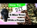 How to: DIY Xmas Tree With a Puppy