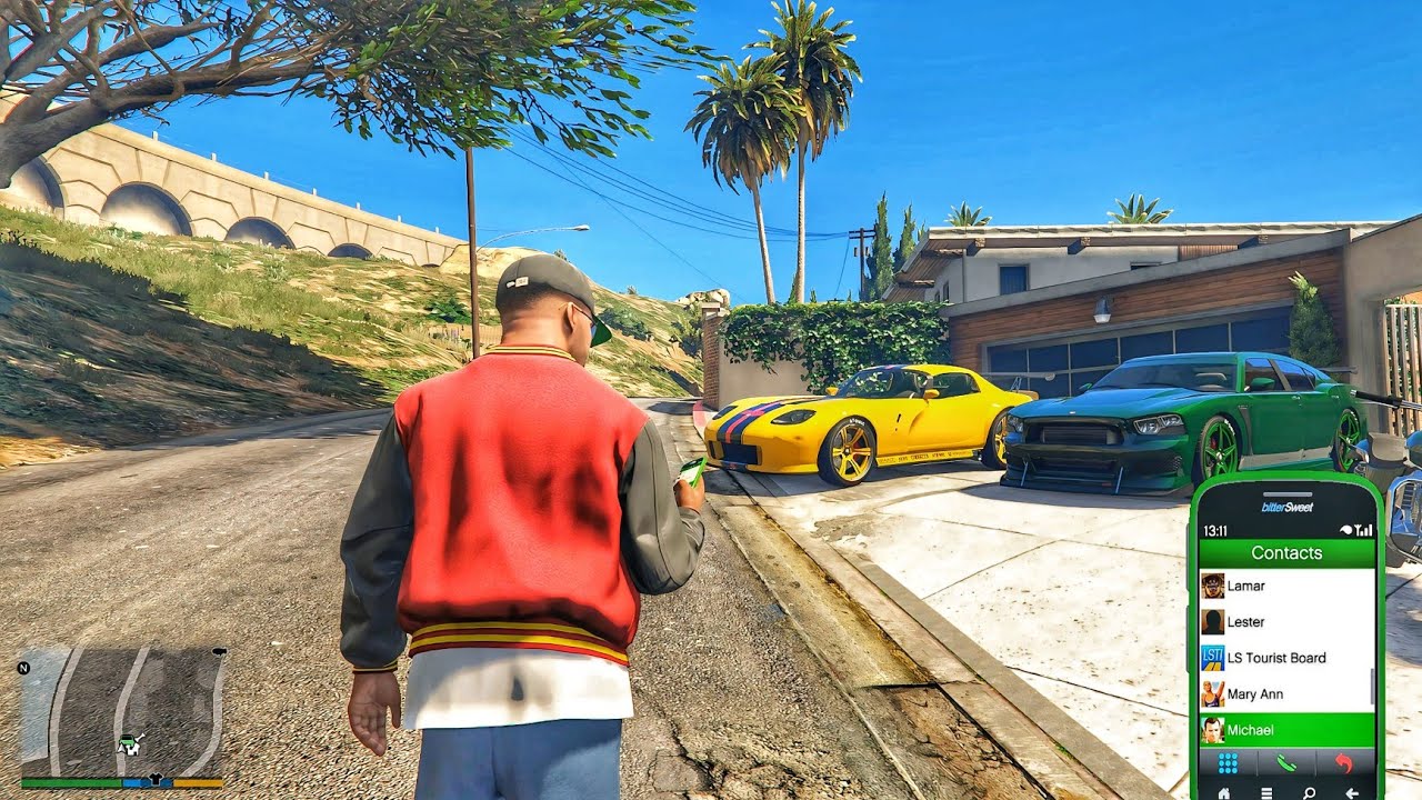 Gta V Enchanted - Franklin Bought a New Super Car — Then Called Michael & Trevor | Part 2 