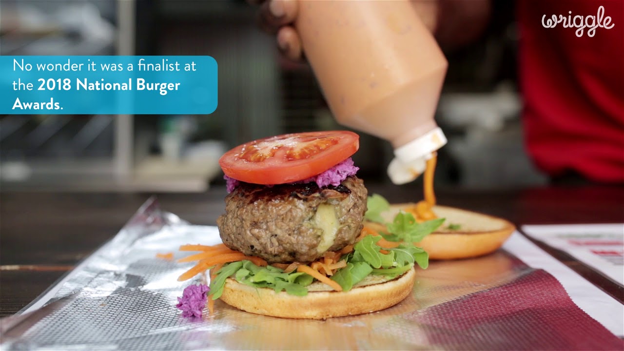 Bad Boy Burgers Brighton's CheeseFilled Jerk Burger YouTube