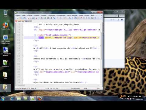 Universidade XTI - XHTML - 11 - Edição de Imagens - Parte