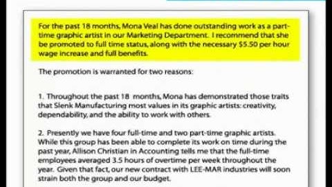 The Key Forms of Business Writing  Basic Memo