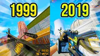 Evolution of the M249 in Counter Strike on Nuke Map 1999 - 2019