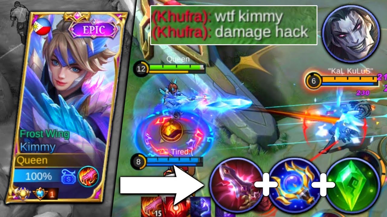 THE ENEMY GOT AMAZED ON MY KIMMY'S DAMAGE! | Queen of Marksman