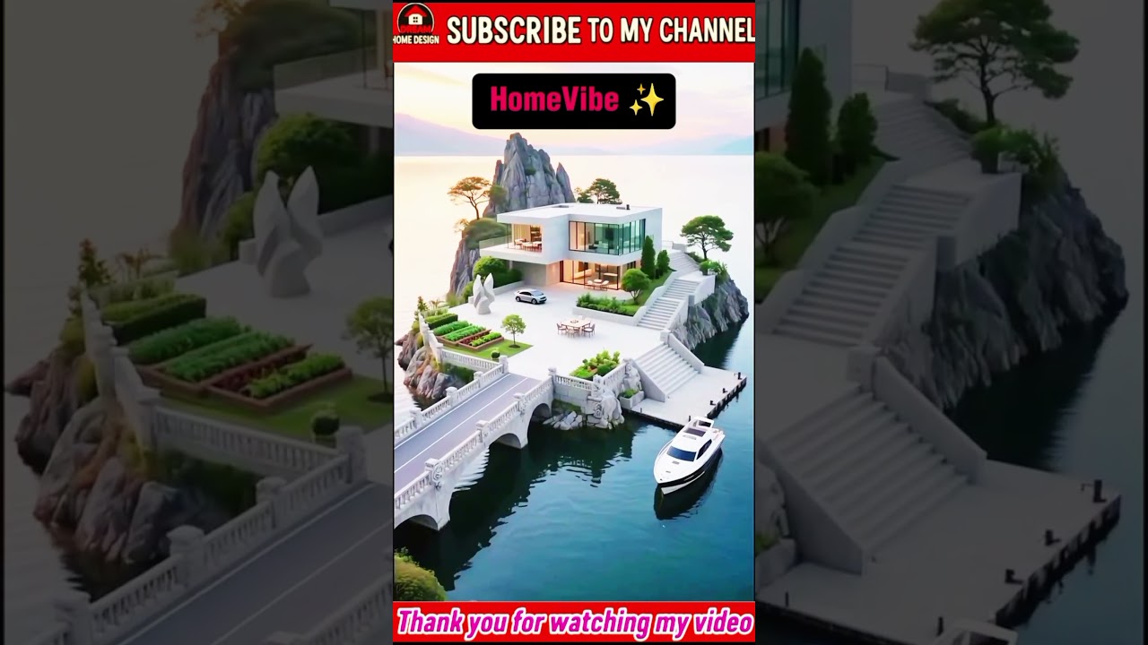 Modern Luxury House on Water 🌊 | Dream Home Design 