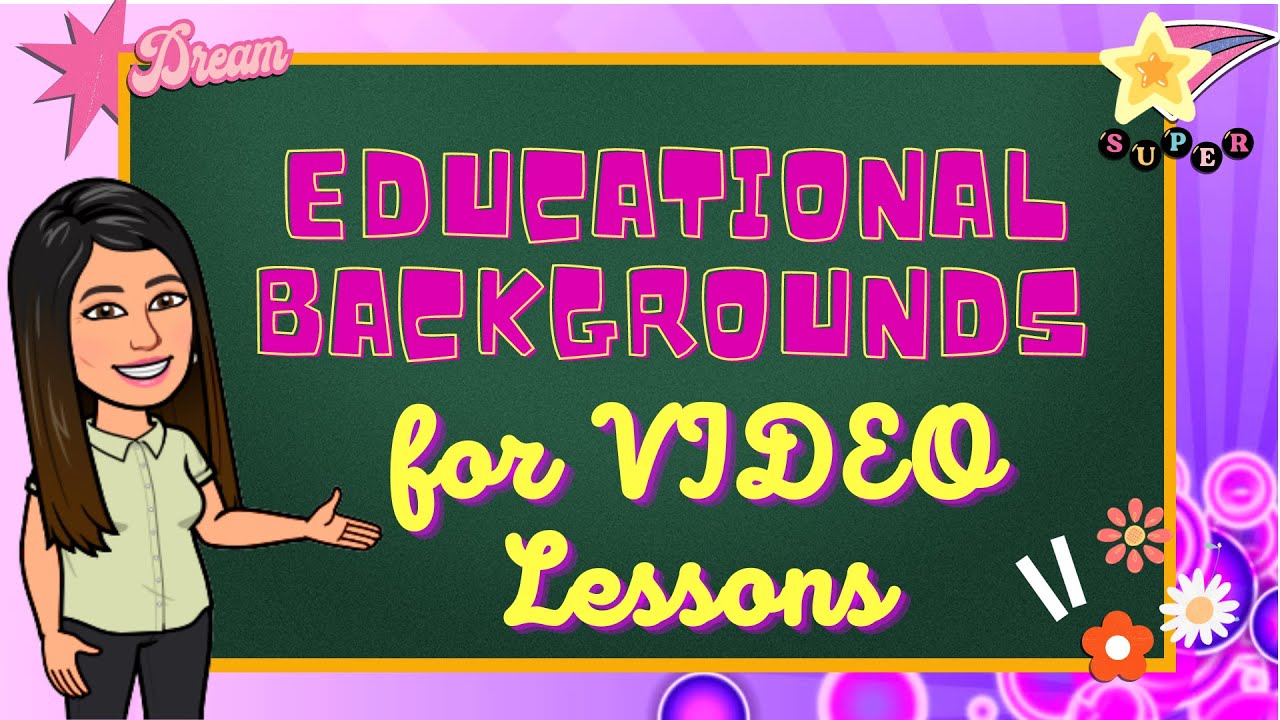 Educational Video Backgrounds 5 [Animated] [FREE DOWNLOAD] I Teacher Jenniros