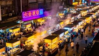 Kaohsiung Liuhe Night Market Desserts & Drinks – Immersive Taiwan Night Stroll🇹🇼