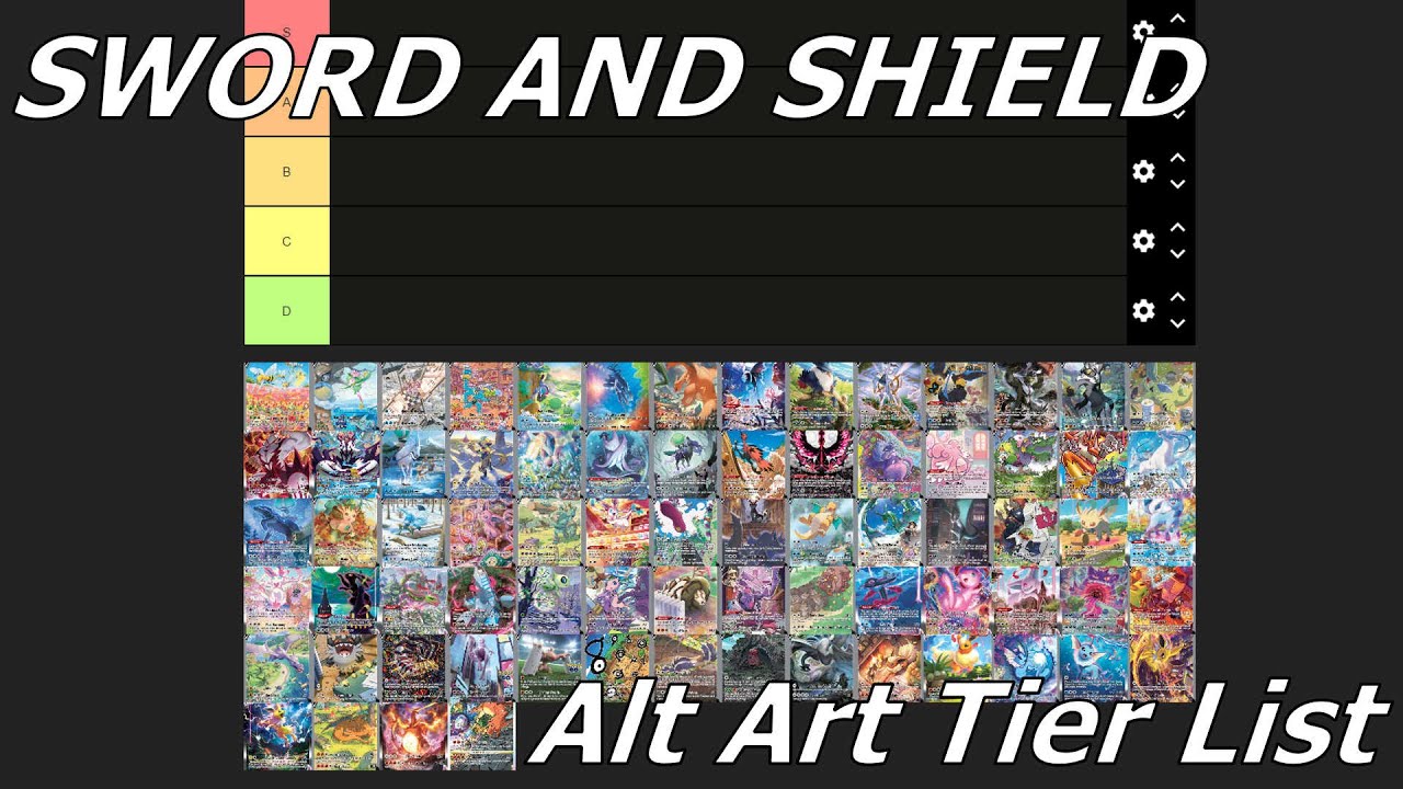 alt art pokemon cards tier list I made an Alt Art Tier list : r/PokemonTCG