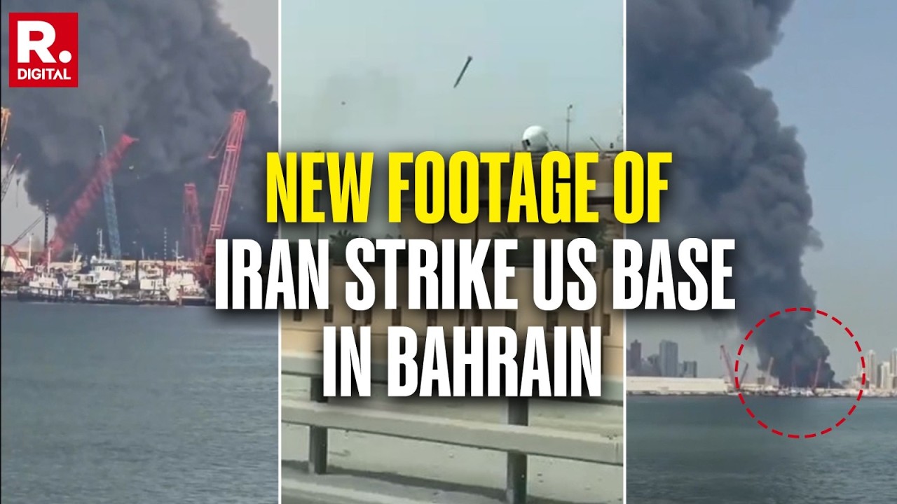 BREAKING: US Navy Base in Bahrain Suffers Massive Damage After Iranian Ballistic Missile Attack