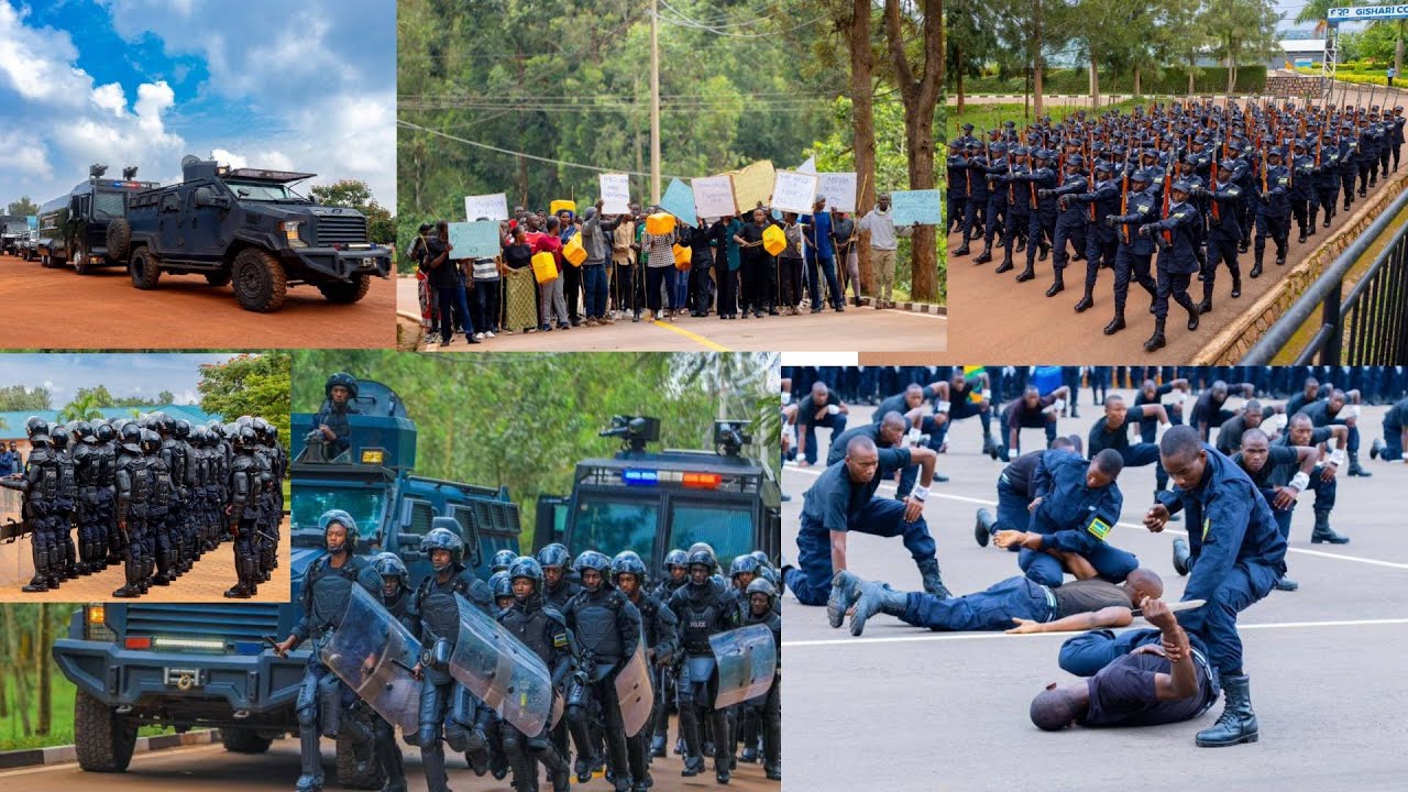 Dore icyo Polisi y'u Rwanda yakorera abagerageza kwigaragambya ...