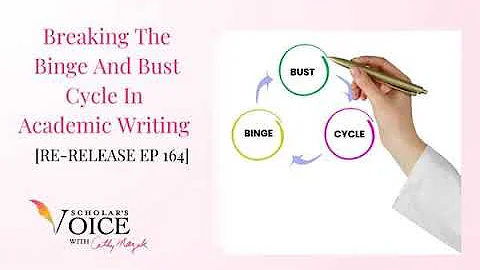 195: Breaking The Binge And Bust Cycle In Academic Writing [RE-RELEASE EP 164] - DayDayNews