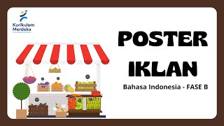 Indonesian Language Independent Curriculum Grade 3 Advertising Poster