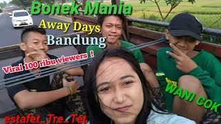 Bonek Mania estafet awayDays Bandung 2019