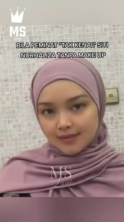 Bila Peminat Tak Kenal Siti Nurhaliza Tanpa Mekap