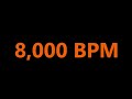 1 Trillion BPM (beats per minute) Experiment