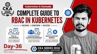 CKA Series | Day-36 | RBAC | ROLE |CLUSTER ROLE| BINDINGS In a Kubernetes | Kannada