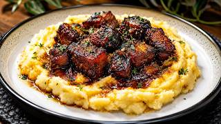 The Best Fried Pork with Creamy Mashed Potatoes & Rich Onion Gravy! Easy Comfort Food Recipe 🥩🔥