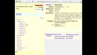 MIB Browser of the SimpleWeb screenshot 5