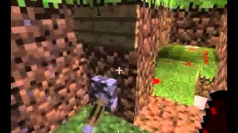 Minecraft Redstone combo lock with pistons.