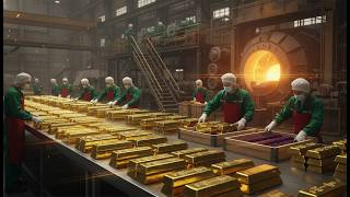 Inside Iran’s 24K Gold Factory How Mining Ore Is Refined Into Gold Bars: Full Documentary