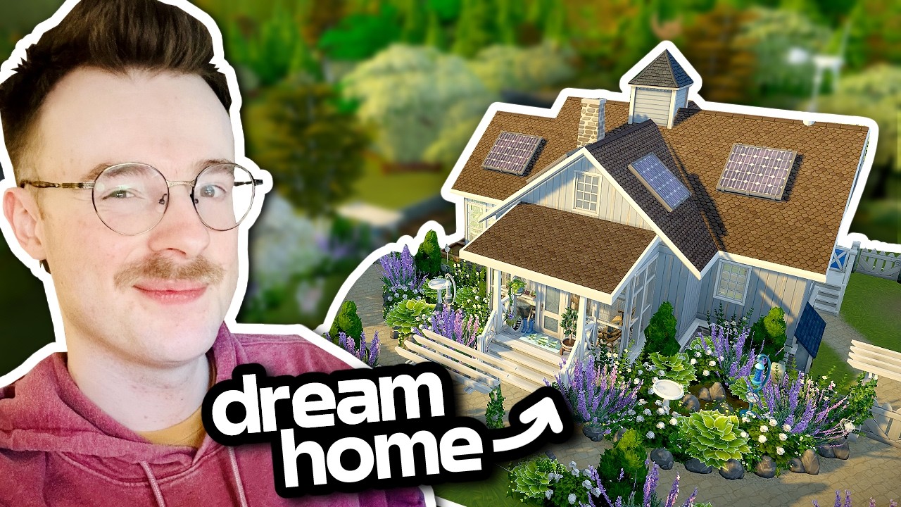 i built my dream home in The Sims 4 🪻🌿 - YouTube