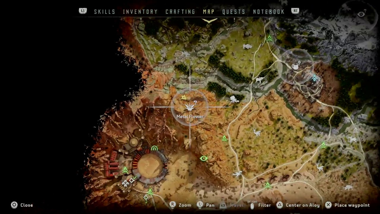Horizon Zero Dawn Metal Flower Mark II (D) Collectible Location Set 2 4 YouTube