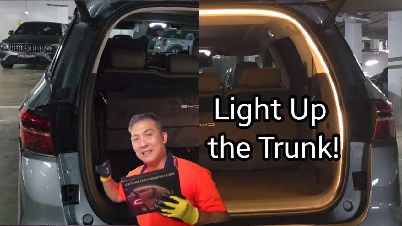 DIY car trunk light ($20) Very Easy to do! - YouTube