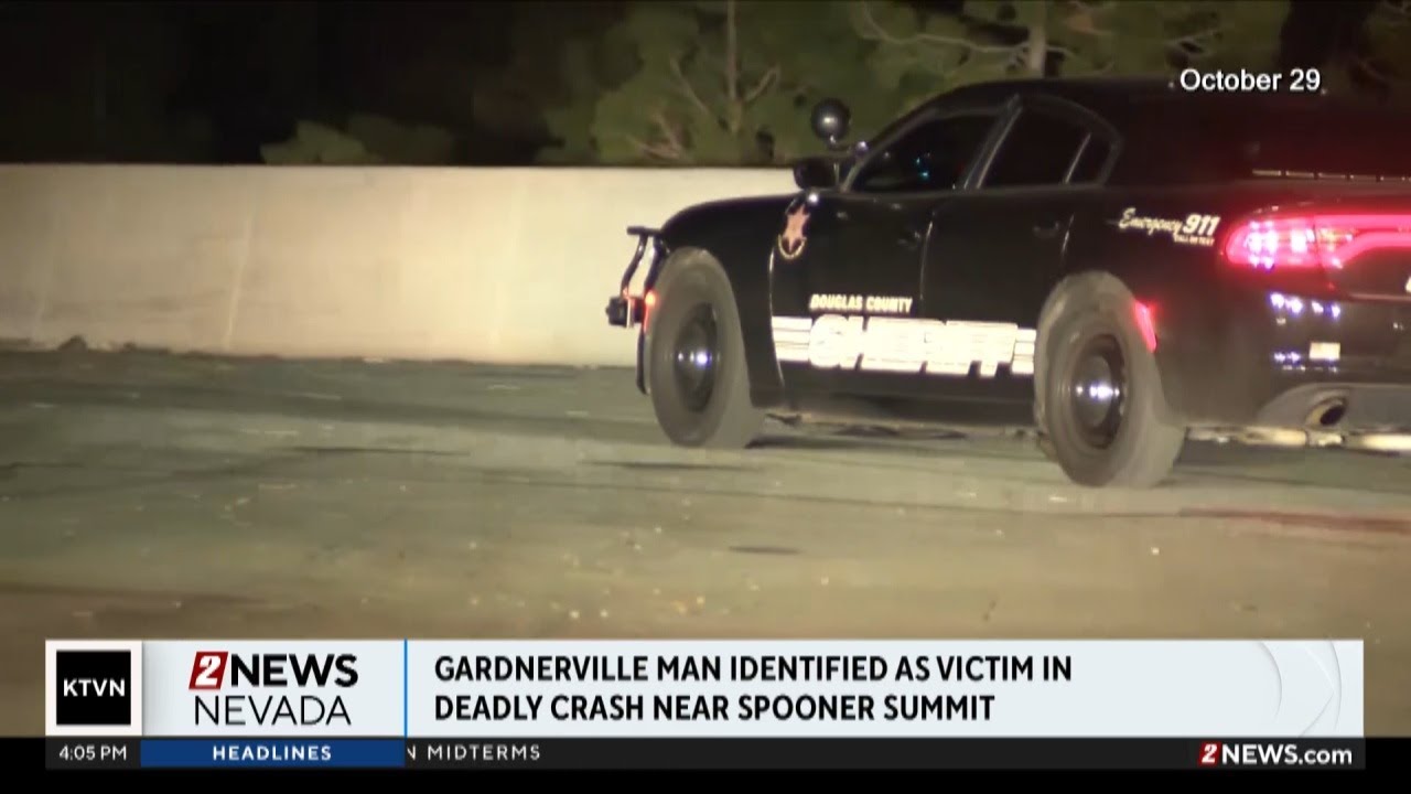 Victim in deadly crash near Spooner Summit identified - YouTube