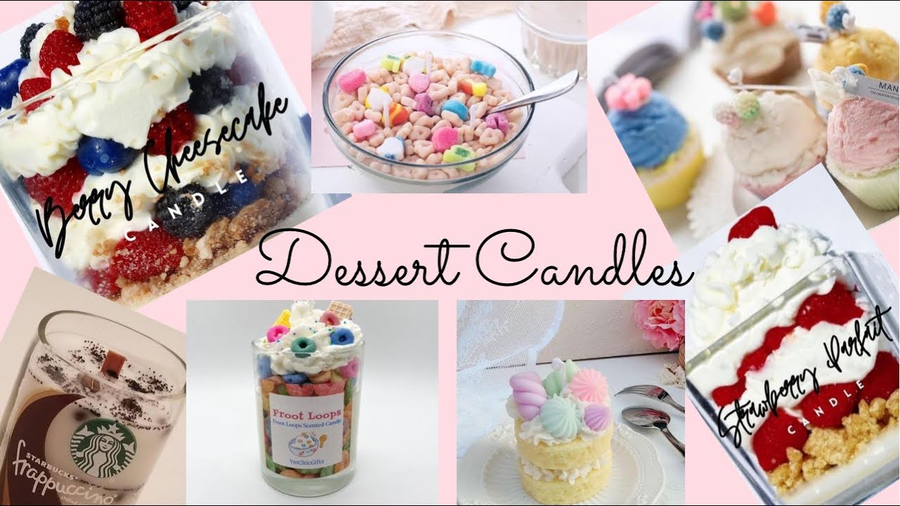 🍨 DESSERT  CANDLES 🍰🧁🍰