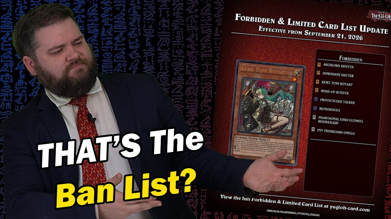 The Ban List Is Out And So Am I