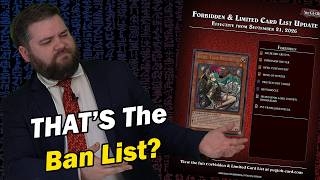 The Ban List Is Out And So Am I