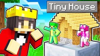 Locking Friends in TINY HOUSE in Minecraft!