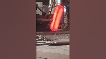 Ultra heavy forging | Forging this rectangular iron block at 1000 degrees Celsius
