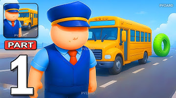 Transport Manager - Gameplay Walkthrough Part 1 - Bus & Train Terminal Manager (Android, iOS)