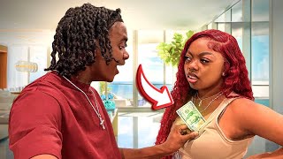Giving My Girlfriend $100 Everytime She Calls Me BABE! 😂