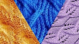 Вязание: 🔎12🔍схемы улетных узоров спицами. Knitting: awesome knitting patterns.