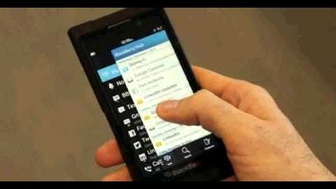 BlackBerry 10 Hub: Notifications, Texts, Emails and More