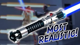 Most Realistic Obi-Wan Kenobi Padawan Neopixel Lightsaber! (CCSabers)