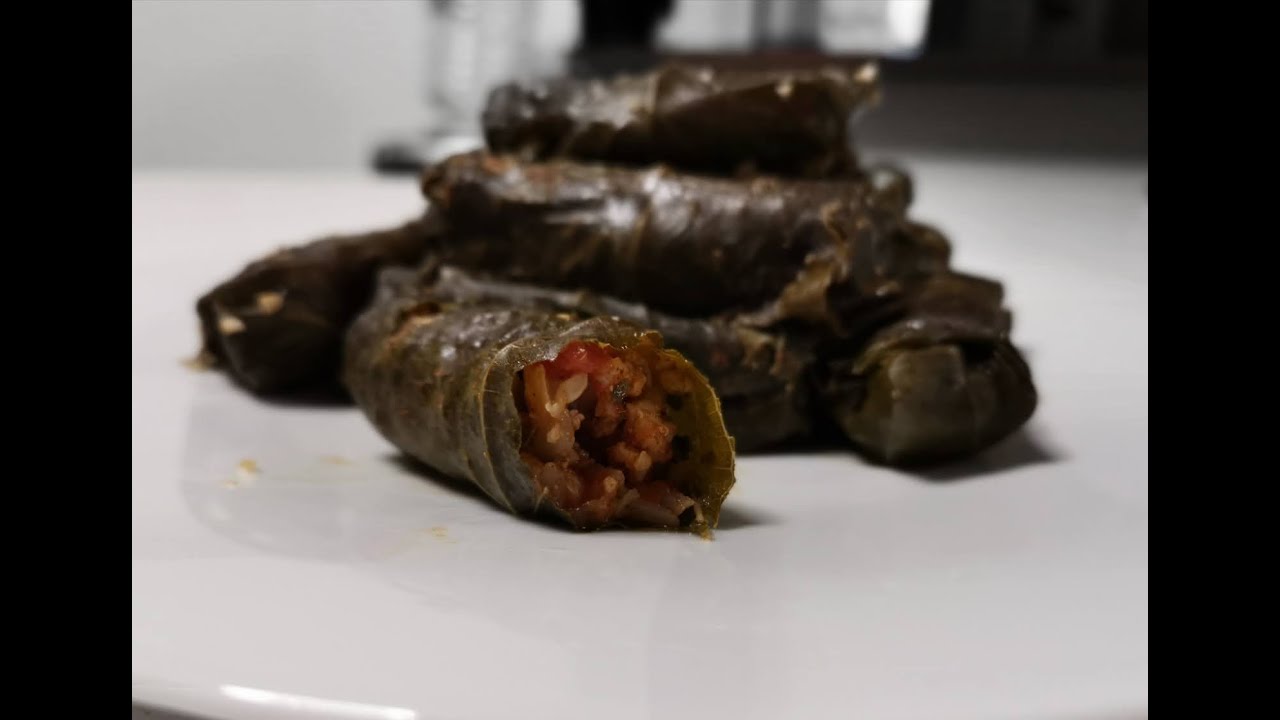 How to make GREEK/CYPRIOT STUFFED VINE LEAVES (DOLMADES/KOUPEPIA) KETO
