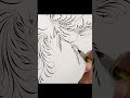 Calligraphy flourishing drawing, Copperplate satisfying art, #calligraphy #shortsfeed