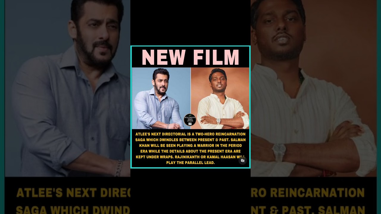 Atlee New Project 🔥 with Salman Khan 